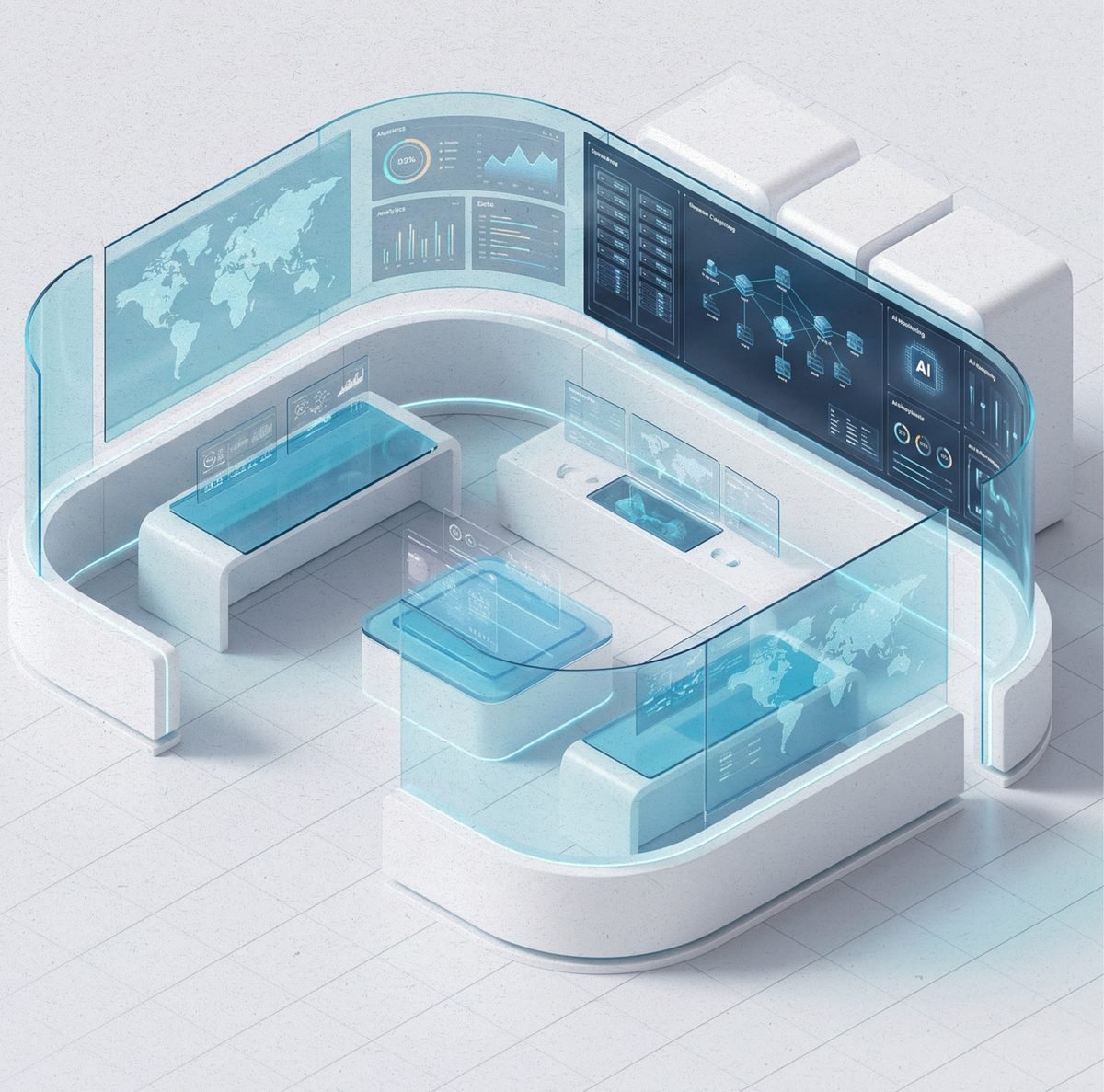 Command center console render